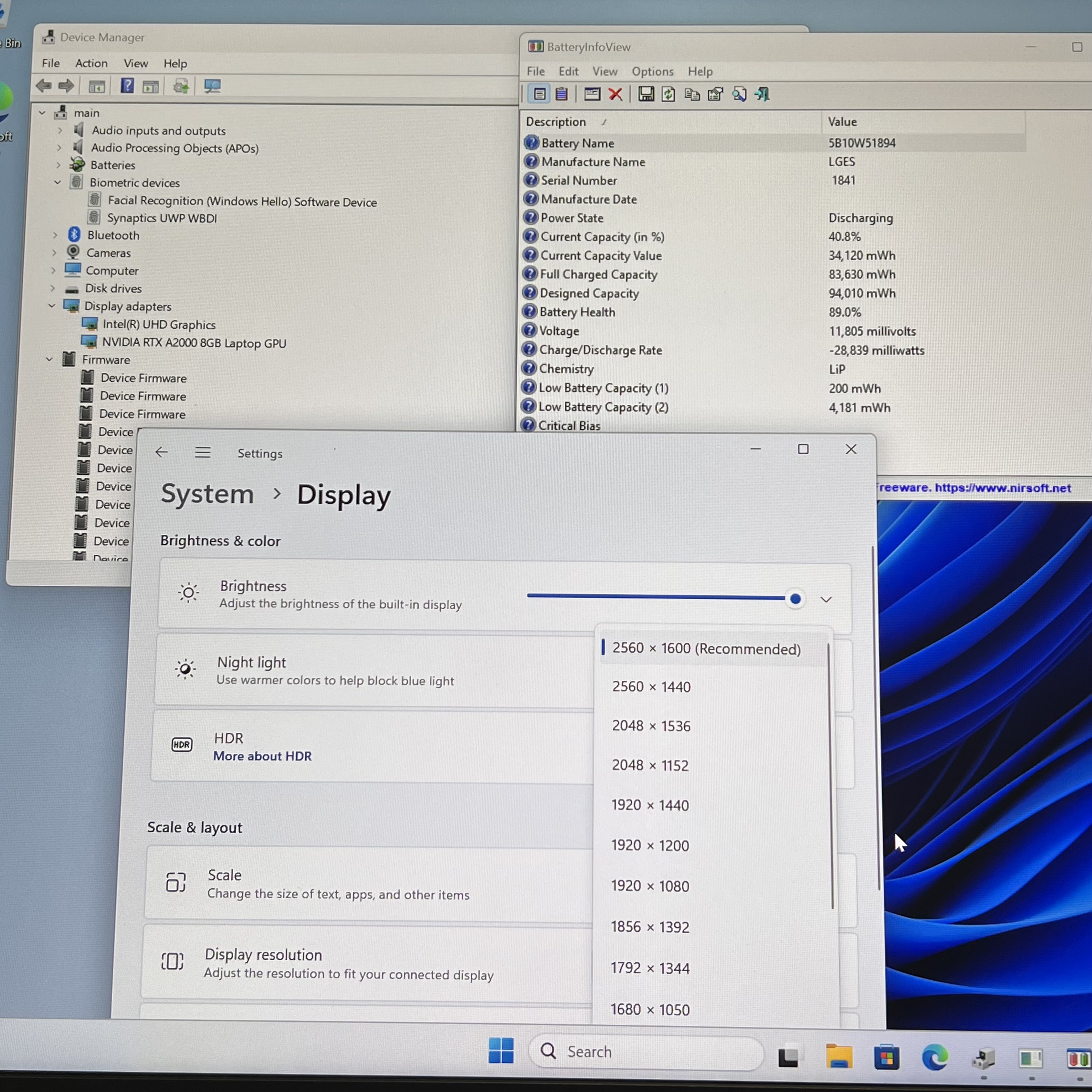 Ноутбук Lenovo ThinkPad P16 Gen 1 i7-12850HX A2000 — фото 6