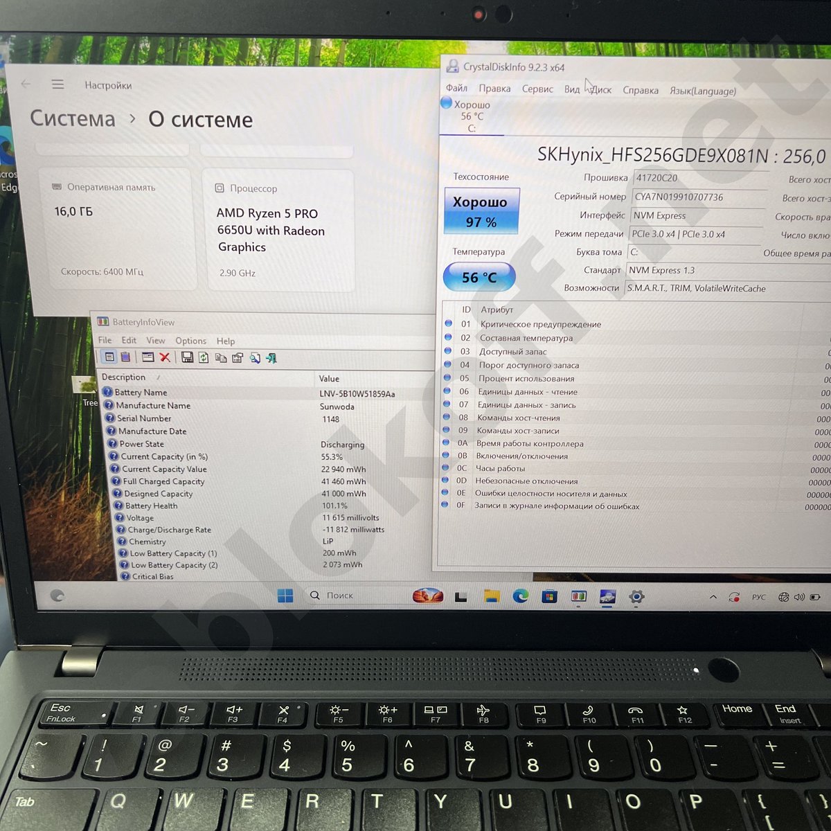 Ноутбук Lenovo ThinkPad X13 Gen 3 Ryzen 5 — фото 6