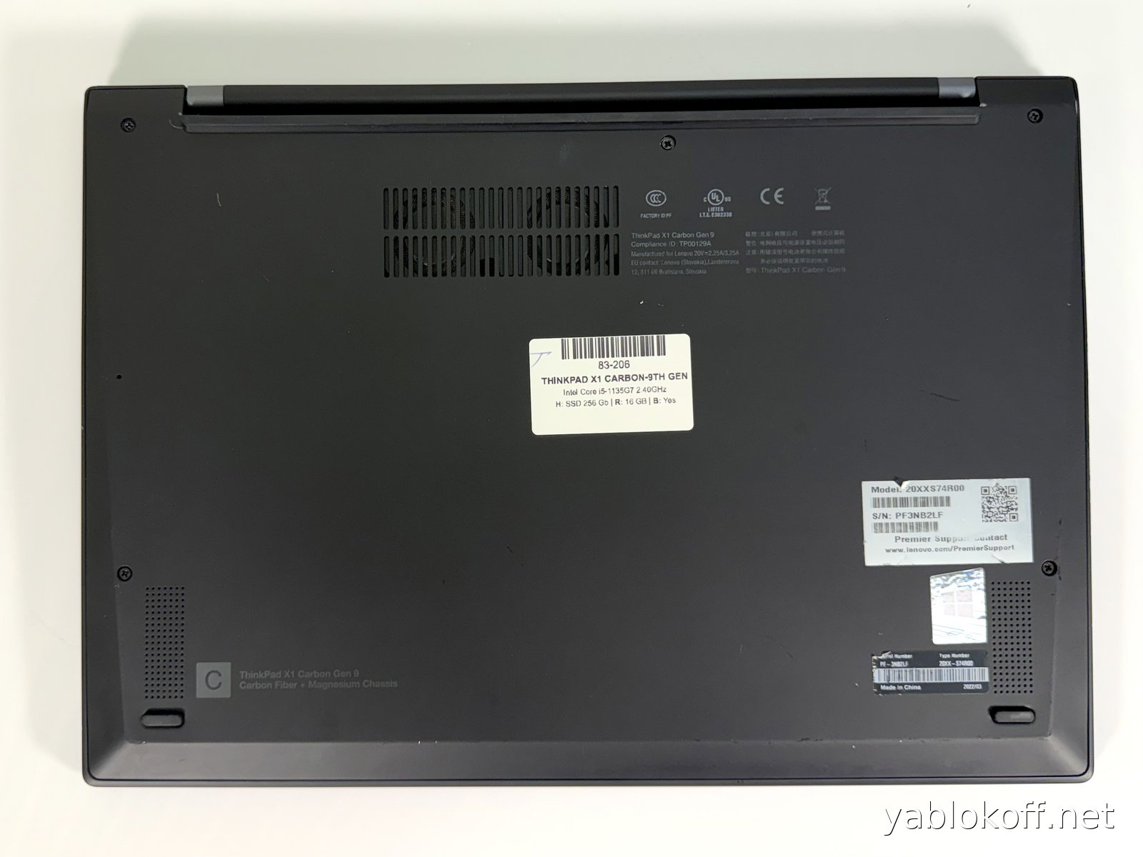 Ноутбук Lenovo ThinkPad X1 Carbon Gen 9 — фото 6