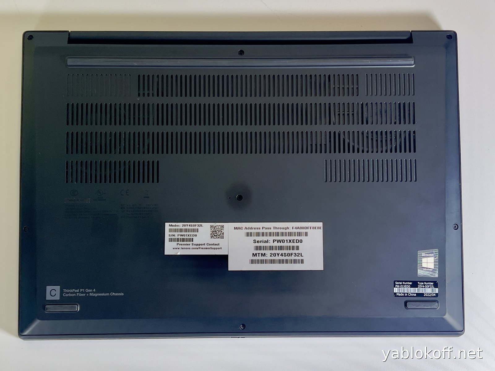 Ноутбук Lenovo ThinkPad P1 Gen 4 — фото 14